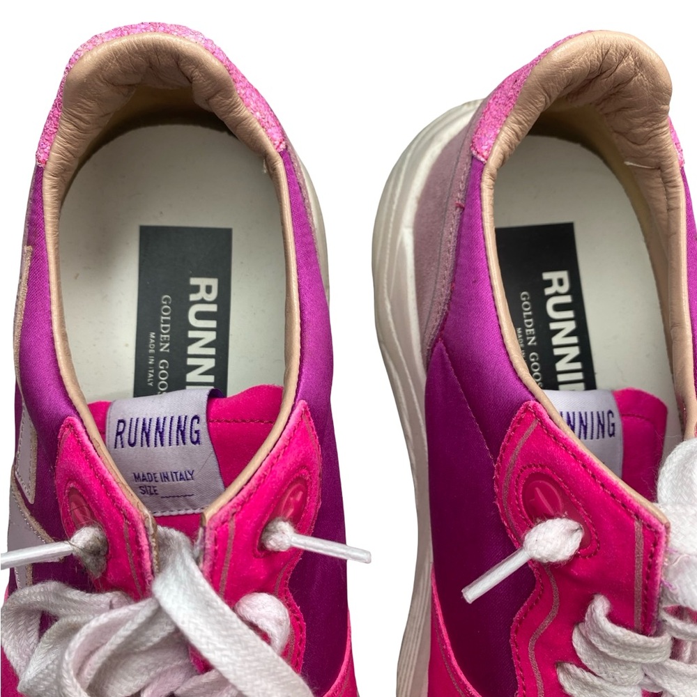 Golden Goose Women's Pink Sneakers - Picture 6 of 9